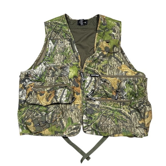 Mossy Oak Obsession Turkey Thugs Camo Utility Hunting Vest Mens 2XL - Picture 1 of 10